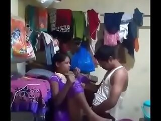 Indian Maid hard FUcked Apart from Owner